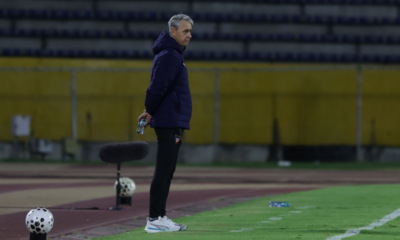 Tiago Nunes dirigiendo su último partido de LDU frente a Universidad Católica. Foto: API