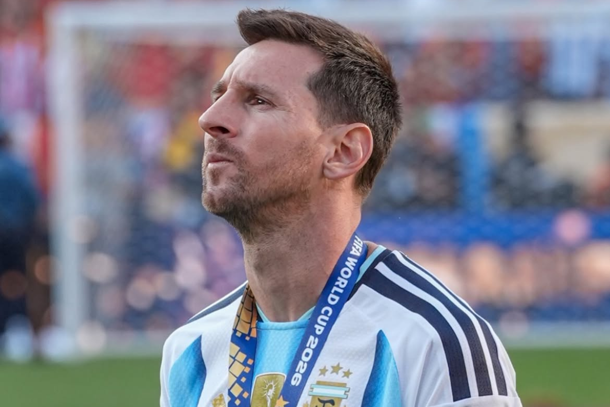 Lionel Messi en estado de tristeza por perder la final frente a España. Foto: Redes sociales de Lionel Messi