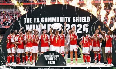 Arsenal goleó al Manchester City en la Community Shield. Foto: Arsenal