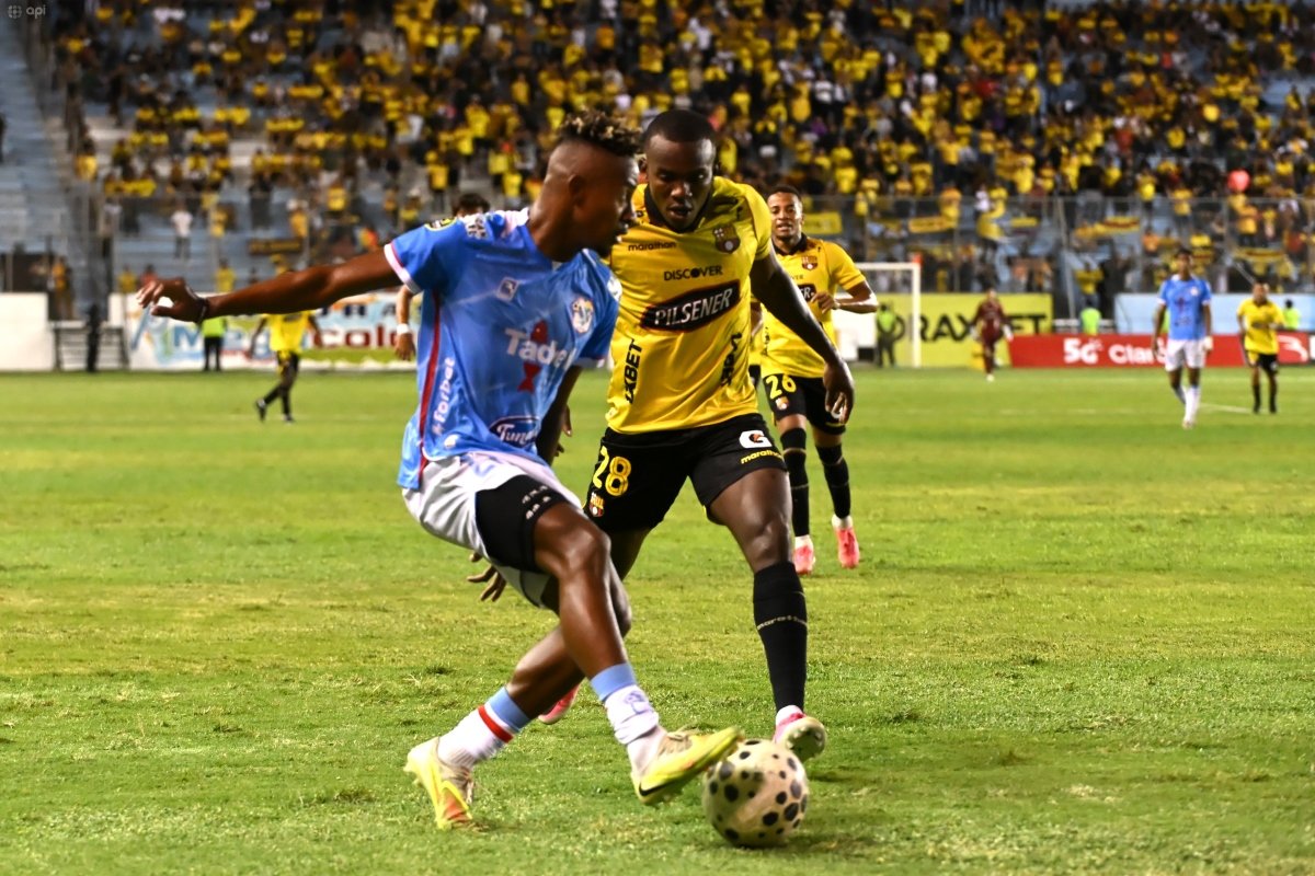 Barcelona en su derrota ante el colista de la LigaPro, Manta, en la fecha 27. Foto API