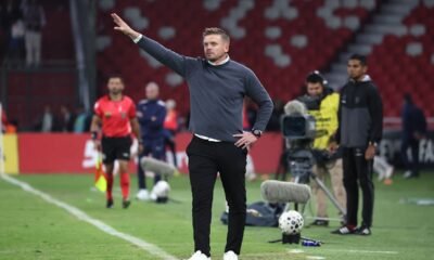 Cristian Nasuti en el partido ante Liga de Quito. Foto API