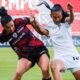 Jugadoras de Dragonas IDV y Guerreras Albas en el estadio Rodrigo Paz. Foto: Dragonas IDV