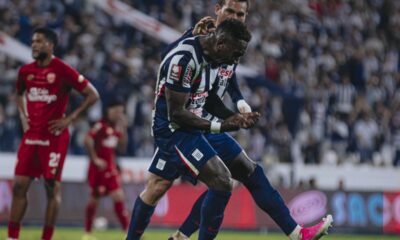 Erick Castillo con Jairo Vélez en Alianza Lima. Foto: Alianza Lima