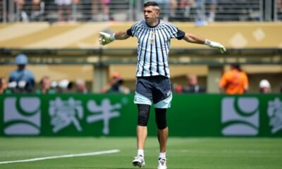 Emiliano Martínez en la final del Mundial 2026. Foto Selección de Argentina