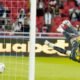 Michael Estrada anotó el gol de penal a Hamilton Piedra. Foto: API
