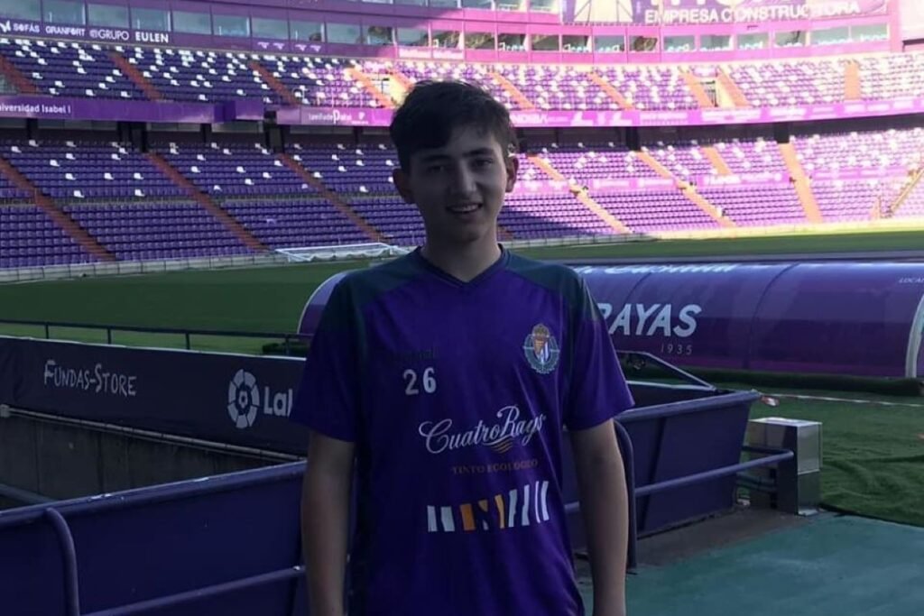 Gonzalo Rostagno en el mes que estuvo en Real Valladolid. Foto Gonzalo Rostagno via IG