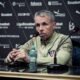 Gustavo Álvarez en rueda de prensa posterior al partido con IDV. Foto LDU