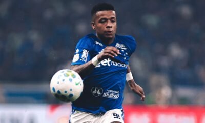 Keny Arroyo en la Copa do Brasil con la camiseta de Cruzeiro. Foto: Copa do Brasil