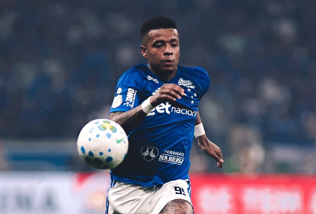 Keny Arroyo en la Copa do Brasil con la camiseta de Cruzeiro. Foto: Copa do Brasil