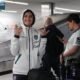 Doménica Palacios, arquera de Ecuador Sub-20, en el aeropuerto de Polonia. Foto: LaTri