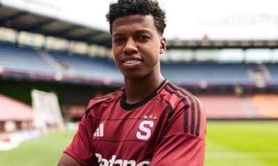 John Mercado en el Sparta Praga. Foto Sparta Praga