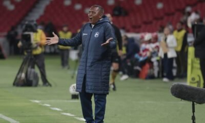 Juan Carlos León en la derrota 2-1 de Delfín ante LDU. Foto API