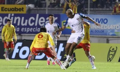Liga de Quito en su victoria ante Aucas en la fecha 25. Foto API