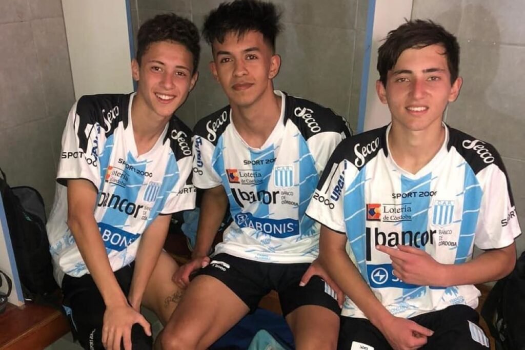 Los inicios de Gonzalo Rostagno en Racing de Córdoba. Foto Gonzalo Rostagno via IG