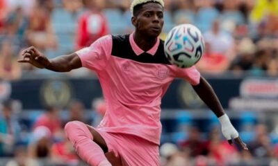 Nilson Angulo en el partido amistoso ante el Lens. Foto Sunderland