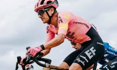 Richard Carapaz en La Vuelta a España. Foto La Vuelta