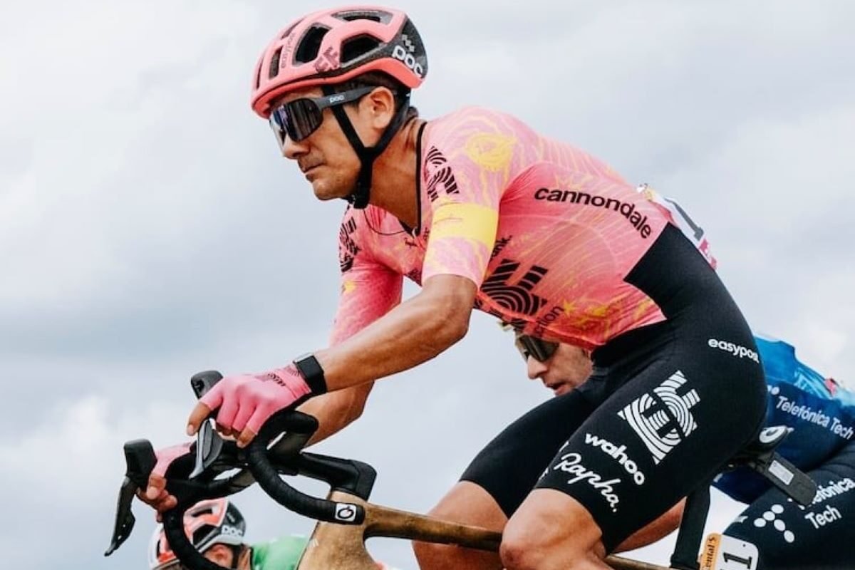 Richard Carapaz en La Vuelta a España. Foto La Vuelta