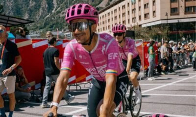Richard Carapaz en la etapa 4 de La Vuelta a España. Foto EF ProCycling
