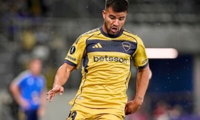 Marcelo Weigandt disputando la Conmebol Libertadores 2026