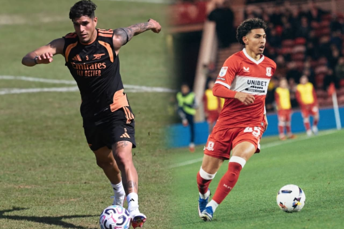 Piero Hincapié y Jeremy Sarmiento con sus equipos en pretemporada. Foto: Redes sociales de los jugadores