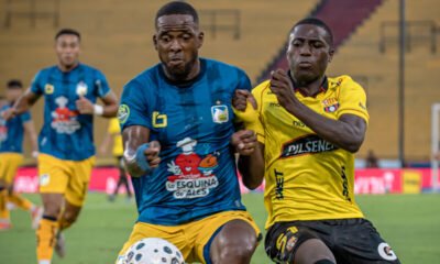 Barcelona SC y Delfín jugaron en el estadio Monumental. Foto: BSC
