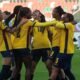 Celebración de uno de los 3 goles de Ecuador. Foto La Tri