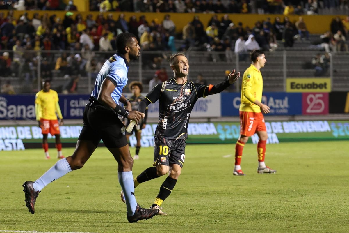 Damián Díaz de Barcelona SC. Foto API
