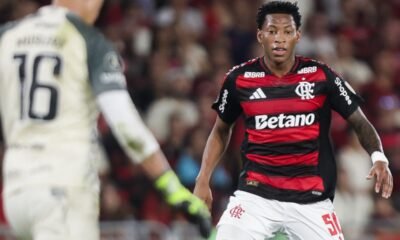 Gonzalo Plata regresó a Brasil para entrenar con Flamengo. Foto Flamengo