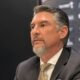 Miguel Montalvo, presidente de Barcelona SC, en rueda de prensa. Foto: Barcelona SC