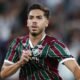 Nonato, de Fluminense, celebra su gol ante Platense. Foto: Fluminense