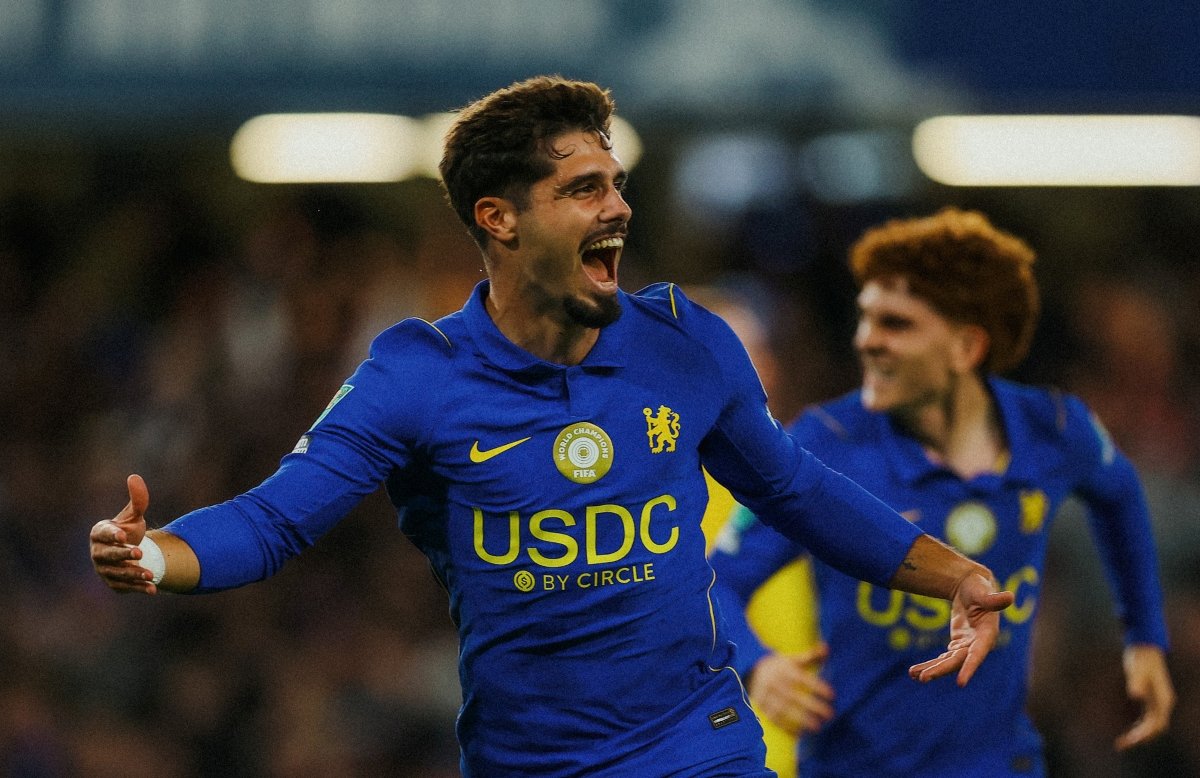 Pedro Neto festeja su gol ante Leeds United por Carabao Cup. Foto: Chelsea