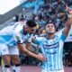 Édison Mero, de Guayaquil City, festeja su gol ante Mushuc Runa. Foto: Guayaquil City