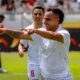 Bagner Delgado, de Técnico, celebra su gol ante Leones FC en Ibarra. Foto: Técnico Universitario