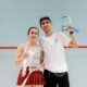 María Paula Moya y David Costales ganan medalla de oro en la disciplina de dobles mixtos. Foto: Team Ecuador