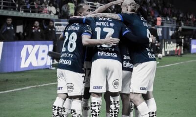 IDV celebrando un gol en su estadio en Chillo Jijón. Foto IDV
