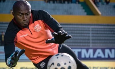 José Luis Angulo es el arquero que reemplaza a José David Contreras en Barcelona SC. Foto: BSC