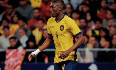Joel Ordóñez en los amistosos con la Selección de Ecuador. Foto Joel Ordóñez IG