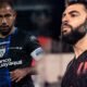 Junior Sornoza de IDV y Gian Franco Allala de LDU. Foto IDV y Liga de Quito