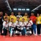 Katlen Jerves, Fernando Salgado, Lester Mota y Lissete Segura en los Juegos Suramericanos 2026. Foto Team Ecuador
