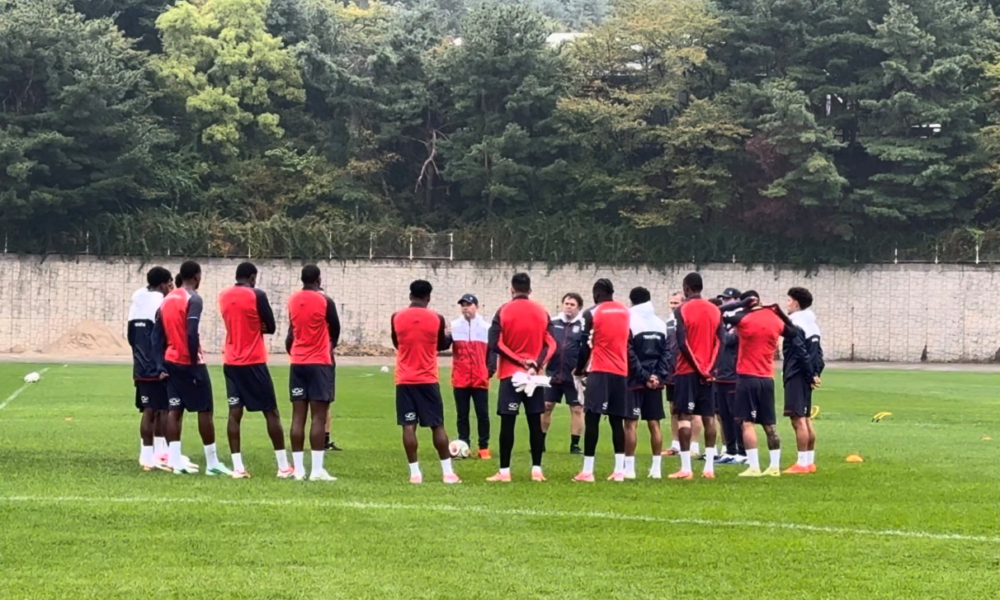 La Tri entrenando el viernes 25 de septiembre en Suwon, Corea del Sur. Foto La Tri