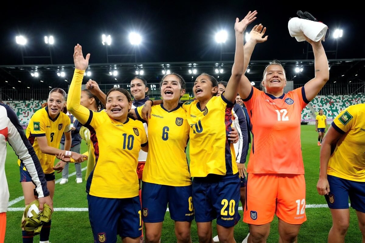 Las seleccionadas de Ecuador en el Mundial Sub20 en Polonia. Foto La Tri