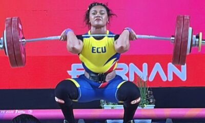 Neisi Dajomes en los Juegos Suramericanos 2026. Foto Captura de pantalla