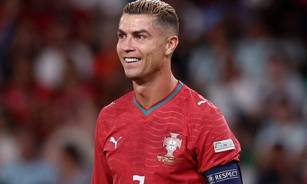 Cristiano Ronaldo con la camiseta de Portugal en la Nations League. Foto: Nations League