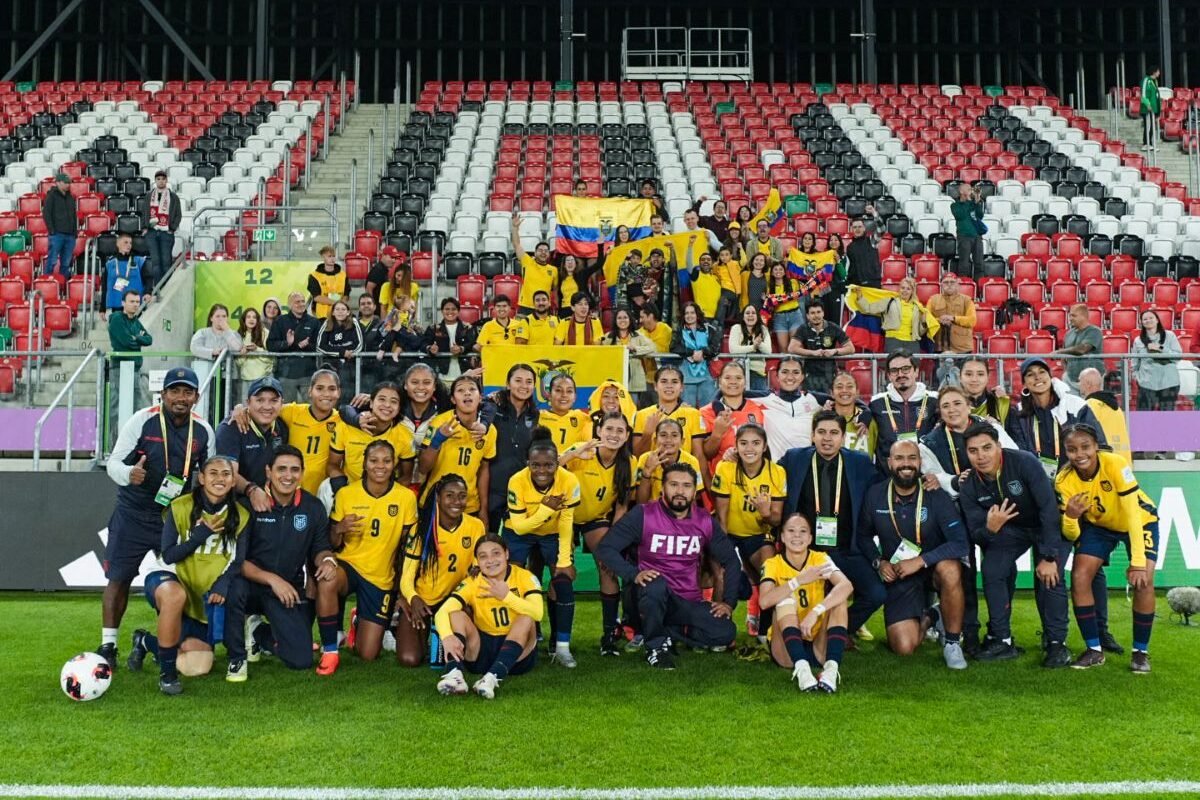 La Selección Femenina Sub-20 ganó en su debut en el Mundial. Foto: FEF
