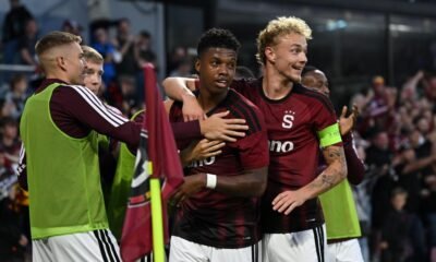 John Mercado con el Sparta Praga. Foto: Sparta Praga