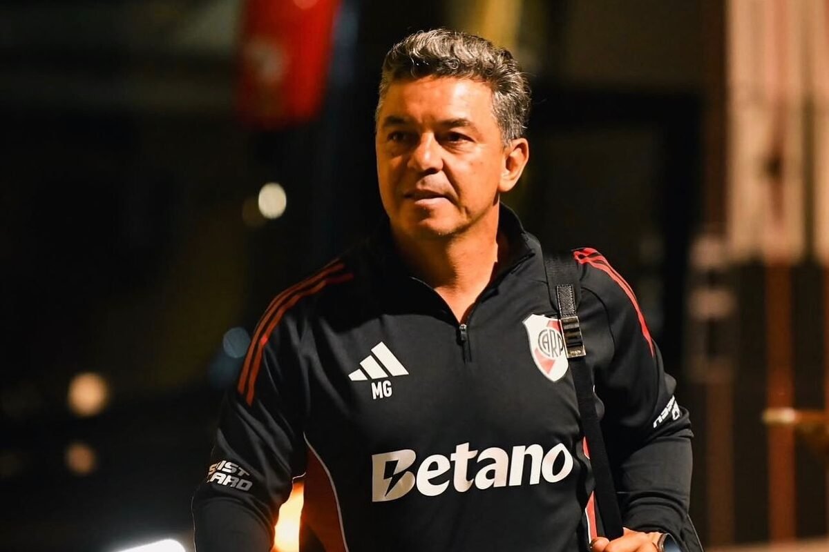 Marcelo Gallardo con River Plate. Foto: River Plate