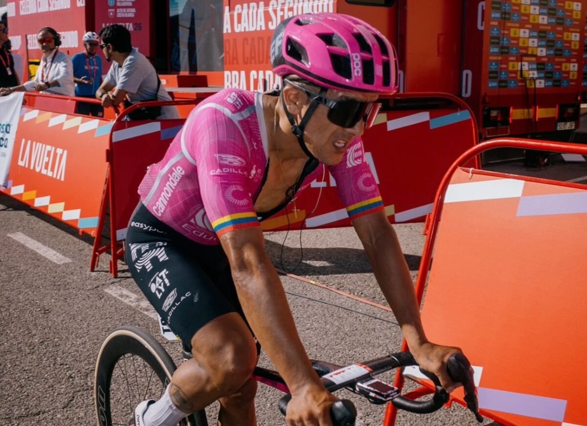 Richard Carapaz en La Vuelta. Foto: EF Pro Cycling