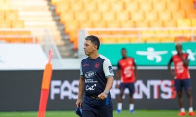Marcelo Gallardo en el único entrenamiento en Corea del Sur. Foto: La Tri