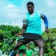 Sergio Quintero en un entrenamiento con Emelec. Foto: Emelec