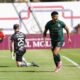 Agustín Herrera, de Orense, celebra el gol que le hizo a Mushuc Runa. Foto: Orense